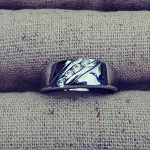 Sterling Silver Cubic Zirconia ring